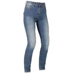 Sale Richa Kevlarbukser – Original 2 Slim Fit Dame model Washed Blue