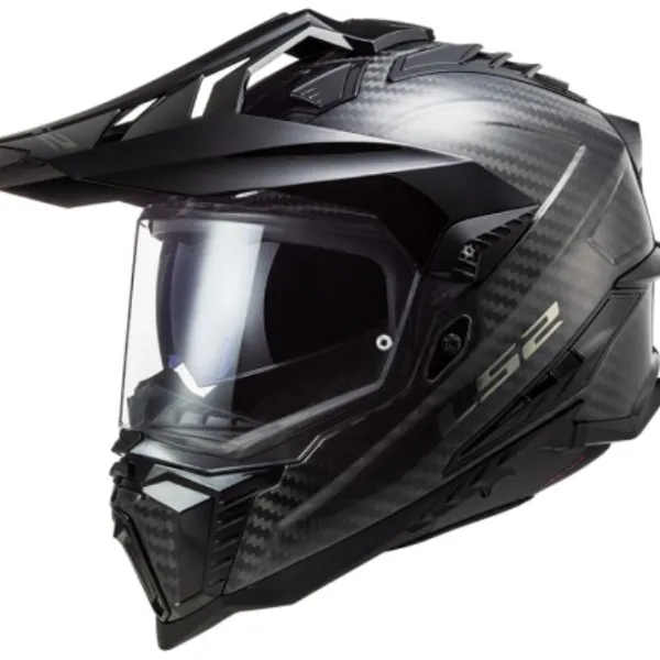 Online LS2 MC-Enduro-/ADV-hjelm – MX701 Explorer C Solid Carbon