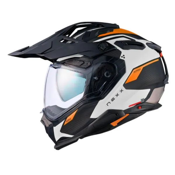 Sale Nexx MC-Enduro-/ADV-hjelm – X.WED3 Keyo Hvid/Orange