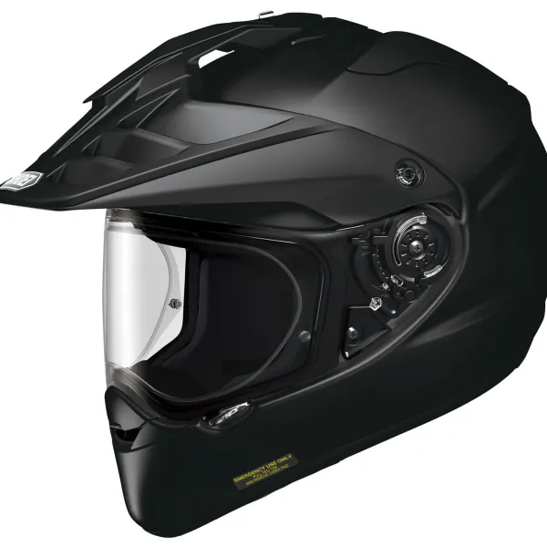 Outlet Shoei MC-Enduro-/ADV-hjelm – Hornet-ADV06 Blank Sort