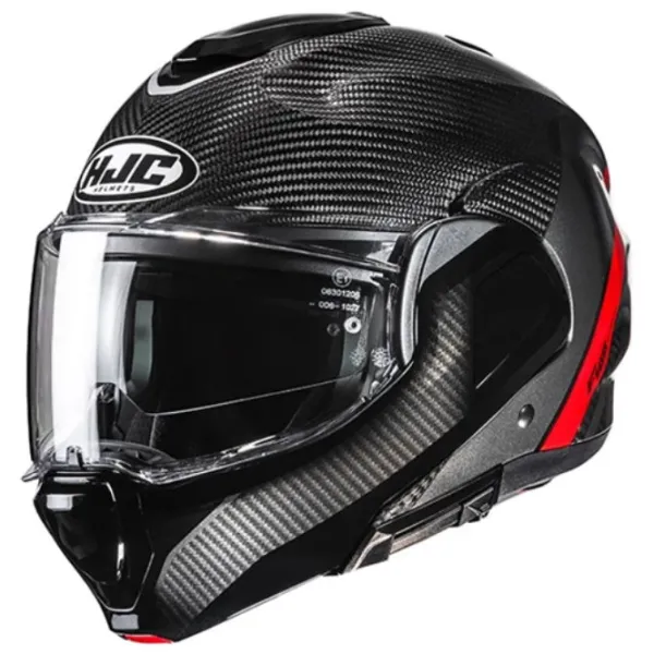 Sale HJC MC Flip Up hjelm – F100 Carbon Stan MC1