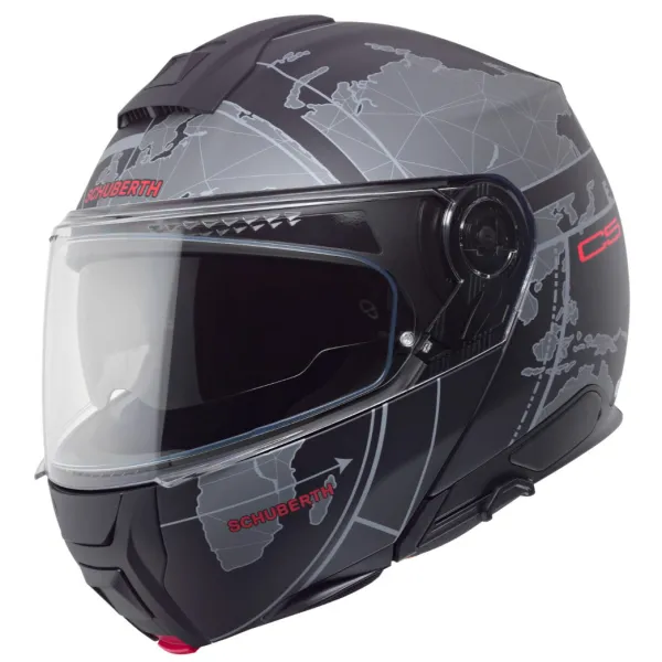 Schuberth MC Flip Up hjelm – C5 Globe Black
