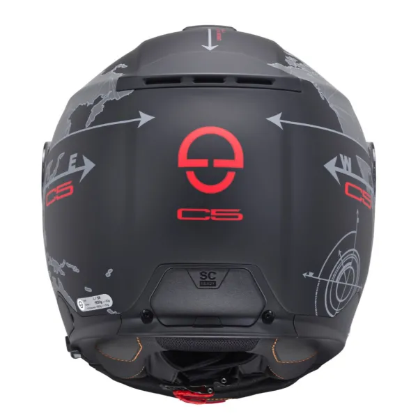 Schuberth MC Flip Up hjelm – C5 Globe Black
