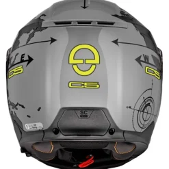 Hot Schuberth MC Flip Up hjelm – C5 Globe Grey