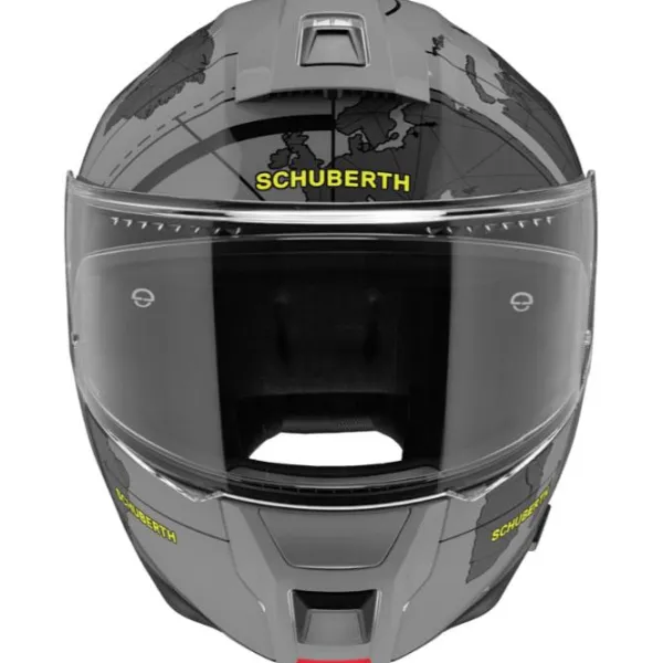 Hot Schuberth MC Flip Up hjelm – C5 Globe Grey