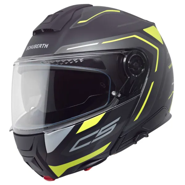 Schuberth MC Flip Up hjelm – C5 Omega Yellow