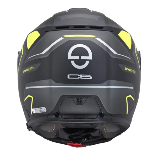 Schuberth MC Flip Up hjelm – C5 Omega Yellow
