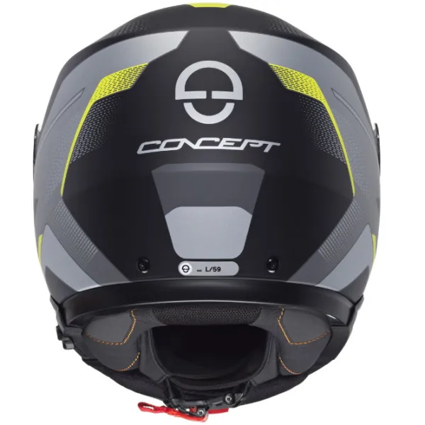 New Schuberth MC Flip Up hjelm – Helmet Concept Tracer Gul