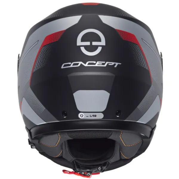 Clearance Schuberth MC Flip Up hjelm – Helmet Concept Tracer Red Matt