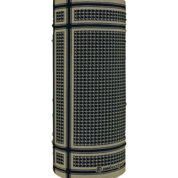Hot Zan Headgear MC-Halsrør – Motley Tube Houndstooth Coyote Tan