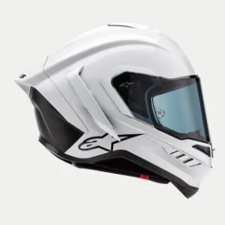 Sale Alpine MC-hjelm fullface – stars Supertech R10 Hvid Carbon