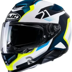 Best HJC MC-hjelm fullface – RPHA 71 Hapel White/Fluo Yellow MC3H Str. M