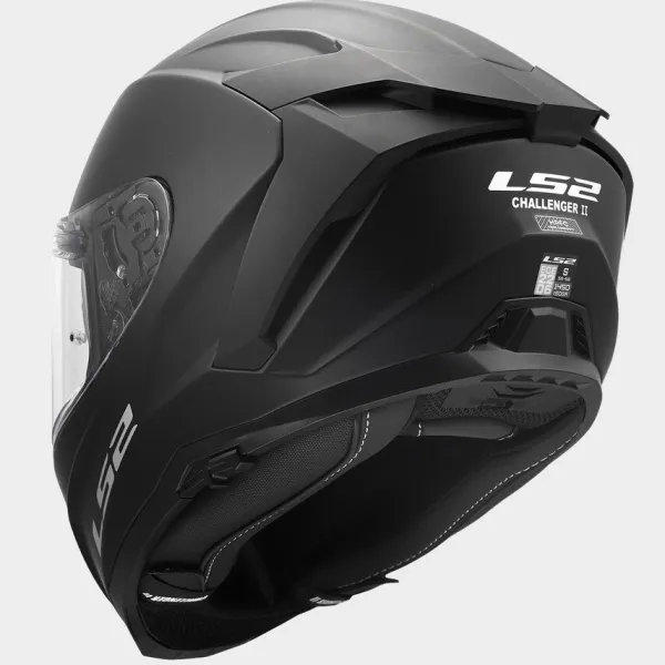 Hot LS2 MC-hjelm fullface – Challenger II Mat Sort