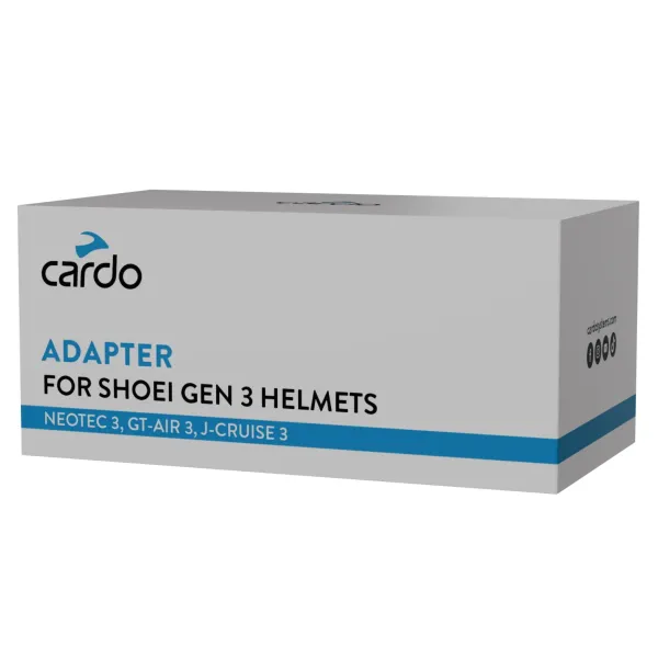 Clearance Cardo MC Intercom – Adapter til Shoei Gen 3 hjelme