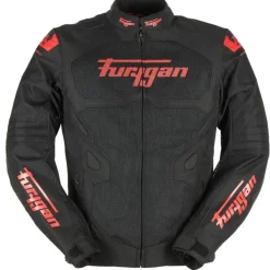 New Furygan MC-Jakke – Atom Vented Evo Sort/Rød