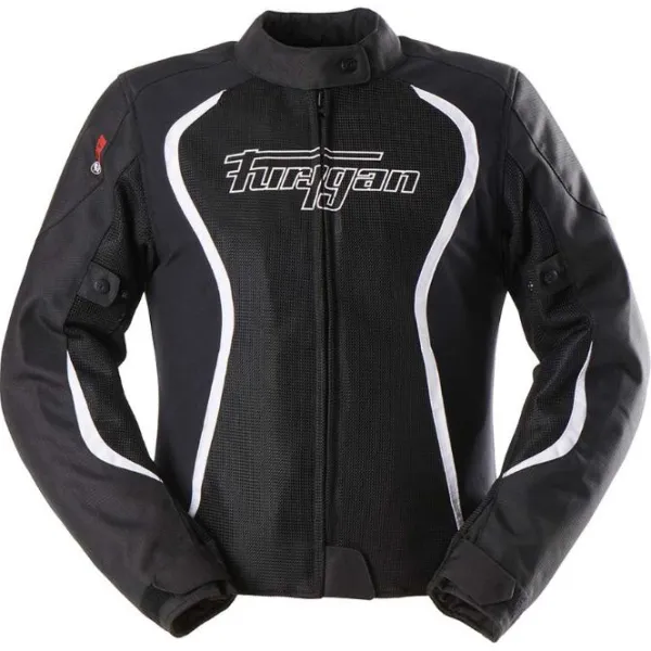 Clearance Furygan MC-jakke – Odessa 3-i-1 Sort/Hvid