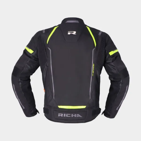 Best Richa MC-Jakke – Airstream 3 Sort/Fluo Str. S