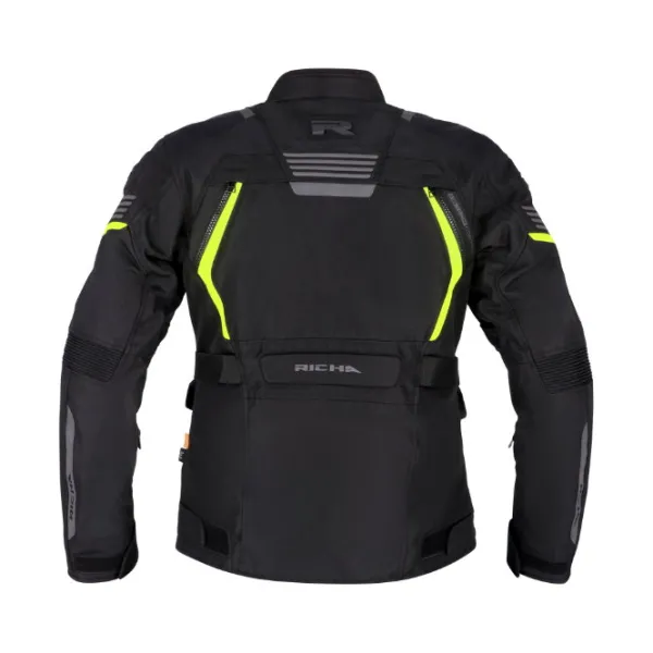 Sale Richa MC-Jakke – Phantom 3 Dame Sort/Fluo