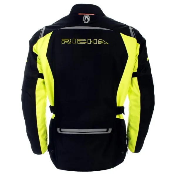 Hot Richa MC-Jakke – Storm 2 Sort/Fluo