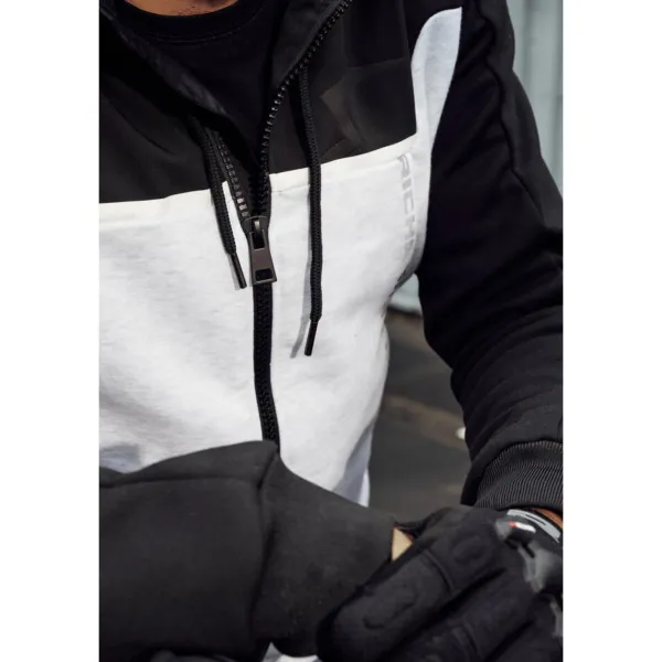 New Richa MC-Jakke – Stradale Hoodie Grå/Sort