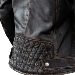 Clearance Rebelhorn MC-Læderjakke – Hunter Pro Damejakke Brun