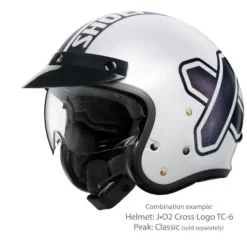 Best Shoei MC-Pilothjelm – J.O2 Cross Logo 2 TC-6