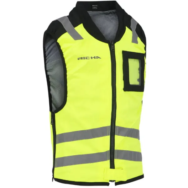 Richa MC-Refleksvest – Sleeveless Safety Jacket Junior Fluo