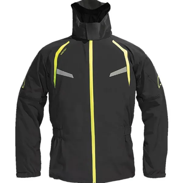 Hot Dane MC-Regnjakke – Byge XPR-TEX Sort/Fluo