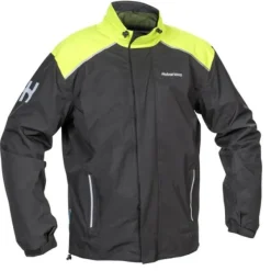 Discount Halvarssons MC-Regnjakke – Bofallet sort/fluo