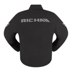 Clearance Richa MC-Regnjakke – Rain Stretch 2L Hoodie Sort