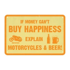 Online Oxford MC-Skilte – Garageskilt – Buy Happiness OX373