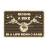 Discount Oxford MC-Skilte – Garageskilt – Riding A Bike OX374