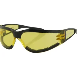 Clearance obster MC Solbriller – B Shield II Adventure Yellow