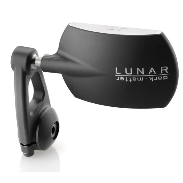 Clearance MC-Spejl – Rizoma Lunar Styrende Spejl Sort BS315BM