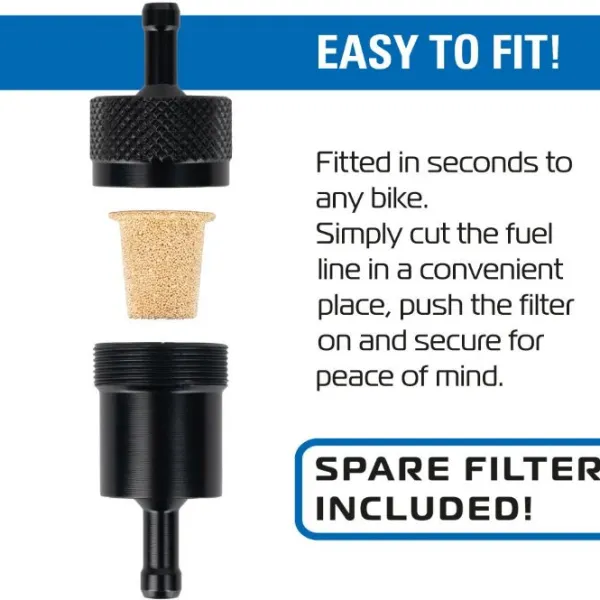 New Oxford – Alloy Fuel Filter – 8mm OX872